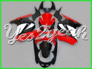 For Kawasaki Ninja 250R EX250 08 09 Red Black ABS Fairing Set 25W35 