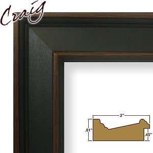 Picture Frame Country Green 2 Wide Complete New Wood Frame (62405050 