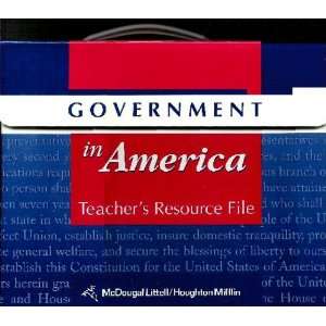  GOVERNMENT IN AMERICA TEACHERS RESOURCE FILE Everything 
