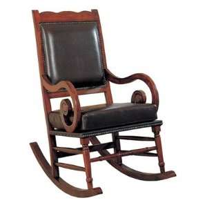  Wildon Home Gold Hill Rocker in Walnut 600188 Furniture 