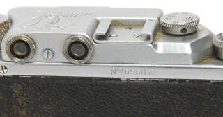 ZORKI 1 Vintage Camera UNUSUAL stamped s/n #469602 LENS INDUSTAR 22 