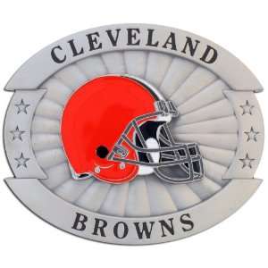  Siskiyou Cleveland Browns Oversized Belt Buckle: Sports 