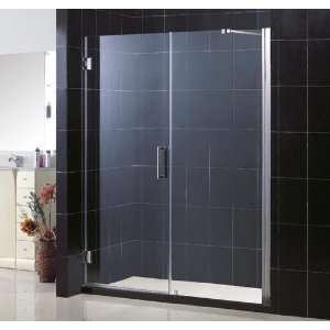   Unidoor Frameless 57 58 Inch Adjustable Shower Door