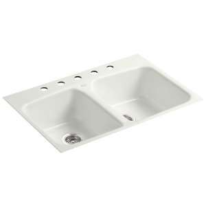  Kohler K 5898 5 NY Brookfield Tile In Kitchen Sink with 