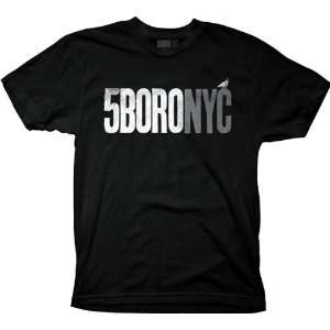  5boro Letterpress Small Black Short SLV