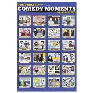  Greatest Comedy Moments of All Time Movie Poster, 24 x 36 