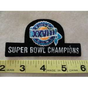  Super Bowl XXVIII Super Bowl Champions Patch: Everything 