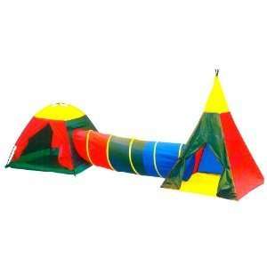   Adventure Play Set Indian Tee Pee, Tunnel and Dome Tent: Toys & Games