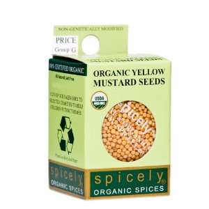 Spicely 100% Certified Organic and Certified Gluten Free, Mustard 