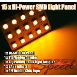    31mm Festoon Trunk Light Led Panel Bulb 15 smd Amber: Automotive