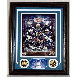  Colts Super Bowl XLI Champions Collage Photo Mint Sports 