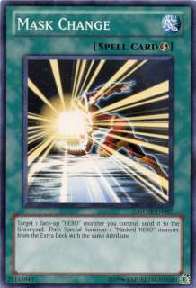 YUGIOH CARD Spell Common Unlimited Generation Force: MASK CHANGE 