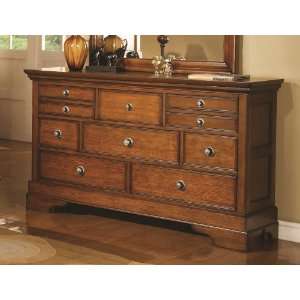  Dresser in Light Brown Finish by Coaster Furniture