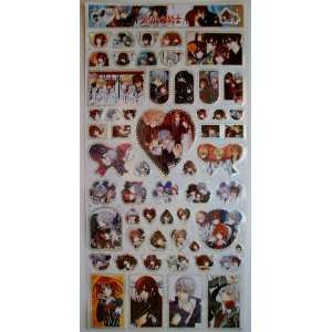  Anime Vampire Knight Characters Sticker Sheet #2 