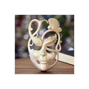 NOVICA Wood mask, Surreal Nature