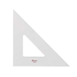   PICKETT CHA45SC10 Triangle, 45 90 Degrees, 10, Clear Size 10 Baby