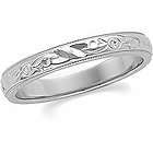 SIZE 5   14kt White Gold Design WEDDI