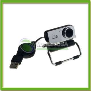 USB 6 LED Webcam Camera With Mic For Desktop PC Laptop 5.0 M  