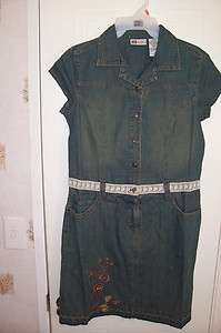 Womens Jeans Dress by Faded Glory   Size 6, 10, or 16  