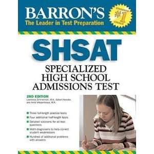  Barrons New York City SHSAT: Specialized High School 