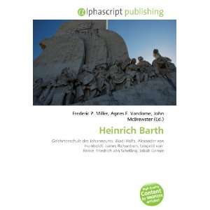  Heinrich Barth (9786132915382) Books