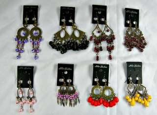 Lot of 16 Fashion Chandelier Dangle Handmade Earrings   Wholesale 