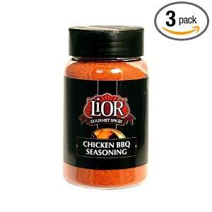 LIOR Chicken BBQ Seasoning, 5.3 Ounce Jars (Pack of 3):  