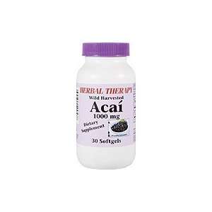  Wild Harvested Acai 1000mg   30 softgels Health 