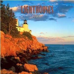  Lighthouses 2008 Mini Wall Calendar: Office Products