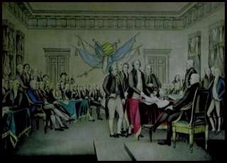 Currier & Ives: The Declaration of independence, 1776  