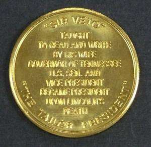 Andrew Johnson Coin/ Token,17th President  
