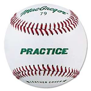 MacGregor #79P Leather Practice Baseball Sold Per DZN 