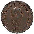 Lucernae* Lovely half penny bronze coin. Great Britain.1807. Georgius 
