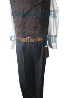 Johnny Depp Sweeney Todd Vest + Pants Costume set  