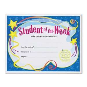  New Student of the Week Certificates 8 1/2 x 11 Case Pack 