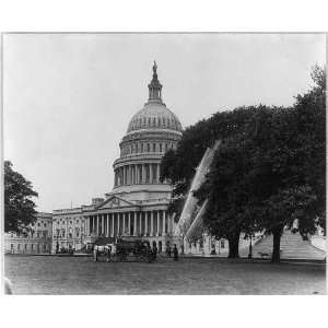  Washington DC   Capitol   Horse drawn wagon spraying