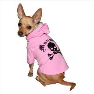  Hip Doggie HD 2PMH Monster Dog Hoodie in Pink Size: Large 
