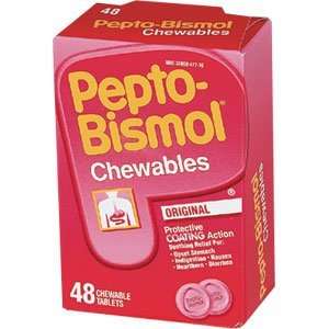  Pepto Bismol Tablets (48/Box)