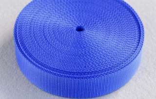 Inch(25.4mm)10yds Blue Lite Weight Nylon Webbing  