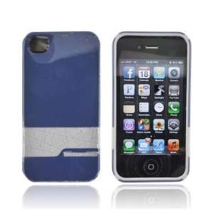  For Apple Iphone 4S 4 Blue Gray OEM Body Glove Snap On 