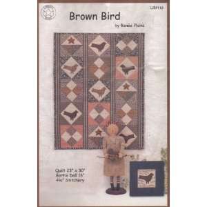  Brown Bird Wallhanging and Bertie Doll by Renee Plains 