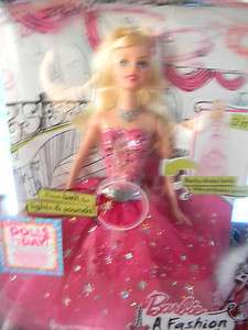 BARBIE A FASHION FAIRYTALE 2IN1 PARTY DRESS TURNS INTO PRINCESS LIGHTS 