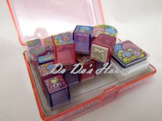SALE 20%   Sanrio Little Twin Stars Stamp Set Case  