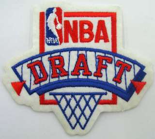 NBA BASKETBALL DRAFT LOGO EMBROIDERED PATCH #02  
