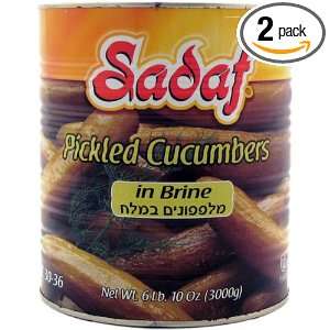 Sadaf Pickle Baby Israel, 99 Ounce (Pack: Grocery & Gourmet Food