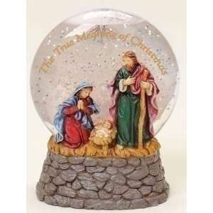  Pack of 4 The Meaning of Christmas Holy Family Snow 
