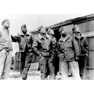 99th Fighter Squadrons (Tuskegee airmen) Orderly Room Staff Italy 8 1 