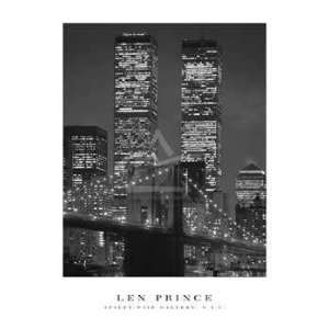  World Trade Center with Brooklyn Bridge Len Prince. 20.00 