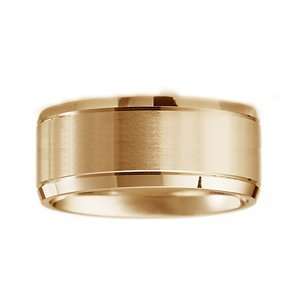 ARTCARVED ELUSIVE Mens 14k Two Tone Gold  Wedding Band (Forever Wa 