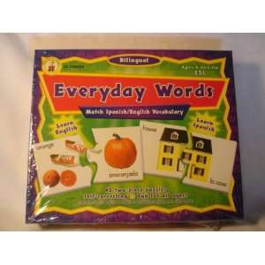    SPANISH/ENGLISH VOCABULARY PUZZLE/EVERYDAY WORDS: Everything Else